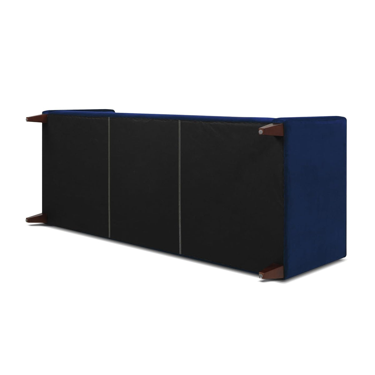 84" Navy Blue Velvet Tufted Sofa K720086