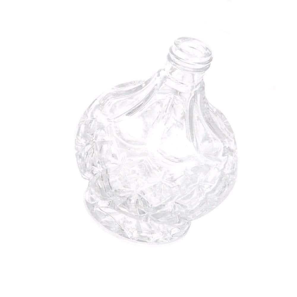 80ml Clear Crystal Perfume Bottle Gold Spray Atomizer Refillable Glass A49608