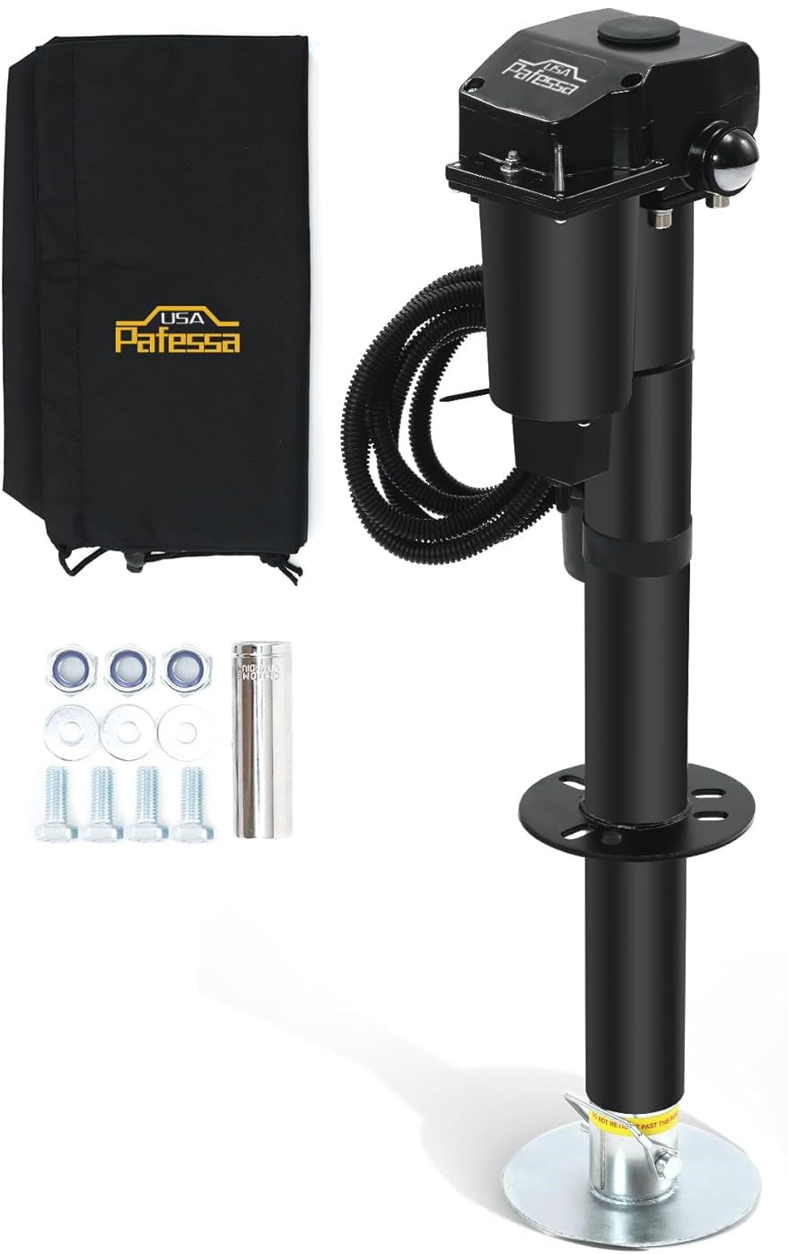 12V 3,500LB Electric RV Trailer A-Frame Tongue Jack A882