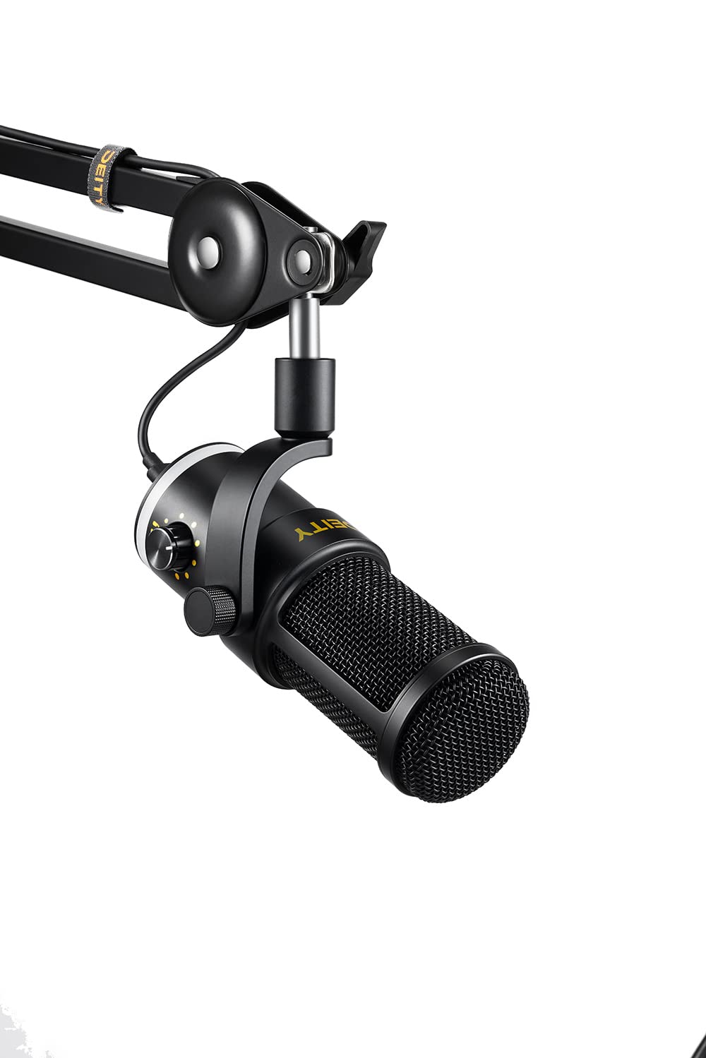 USB Dynamic Podcast Microphone with RGB Lights Boom Arm Kit O768