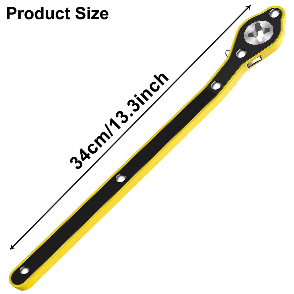 Car Jack Ratchet Wrench Scissor Jack Adapter Tool O136