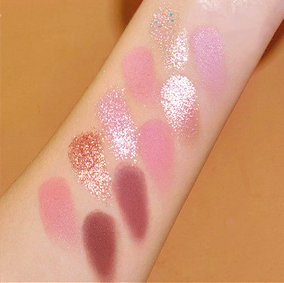 10 Colors Matte Glitter Shimmer Eyeshadow Palette W912795