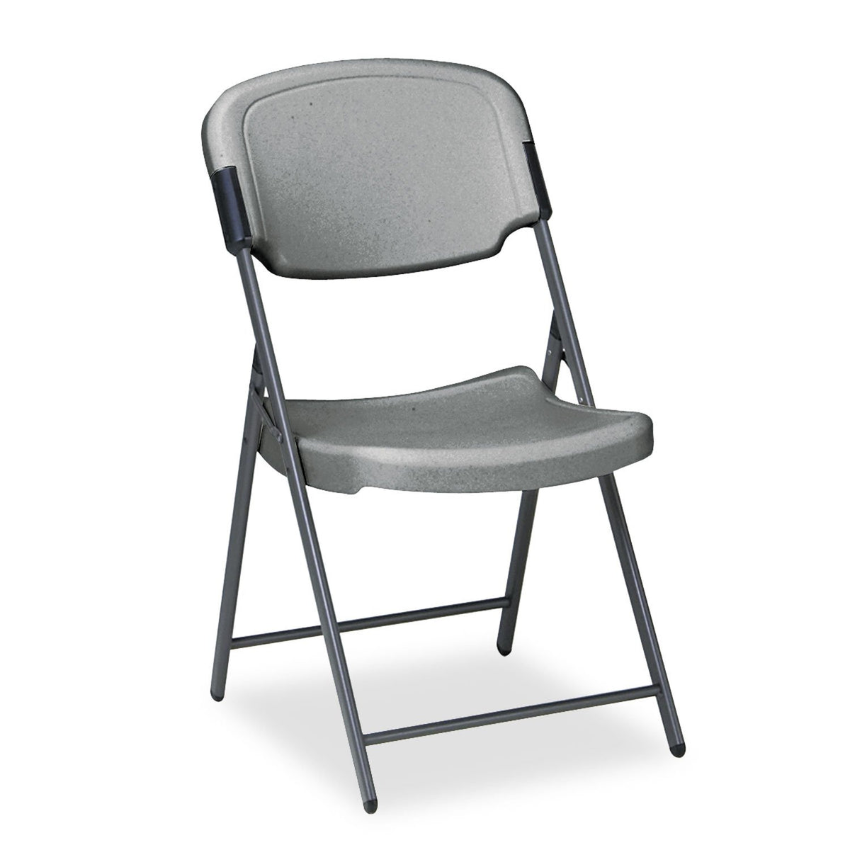 Charcoal Folding Chair with Steel Frame K509723