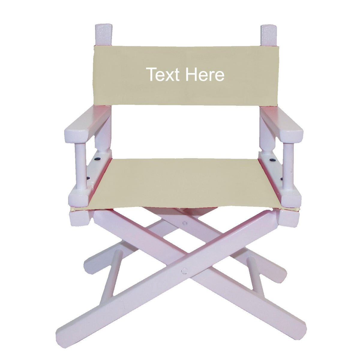 White Frame Toddler's Directors Chair N545853