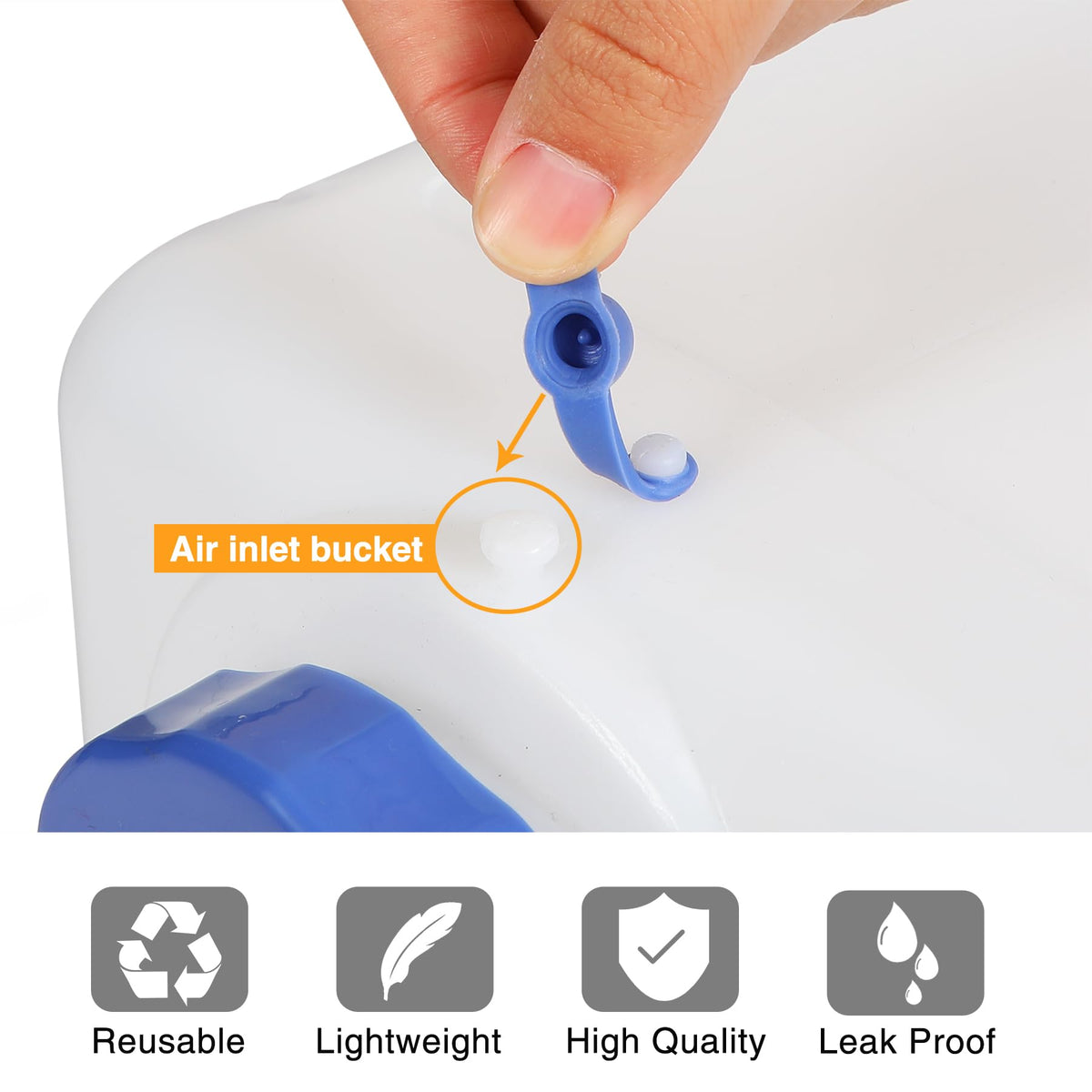 4 Gallon Portable Water Container with Spigot H8371