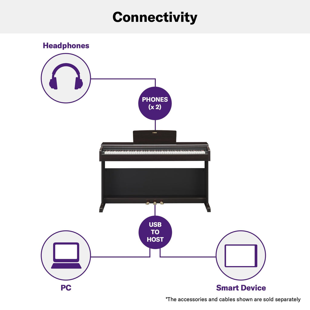 88-Key Weighted Action Upright Digital Piano with Bench M108