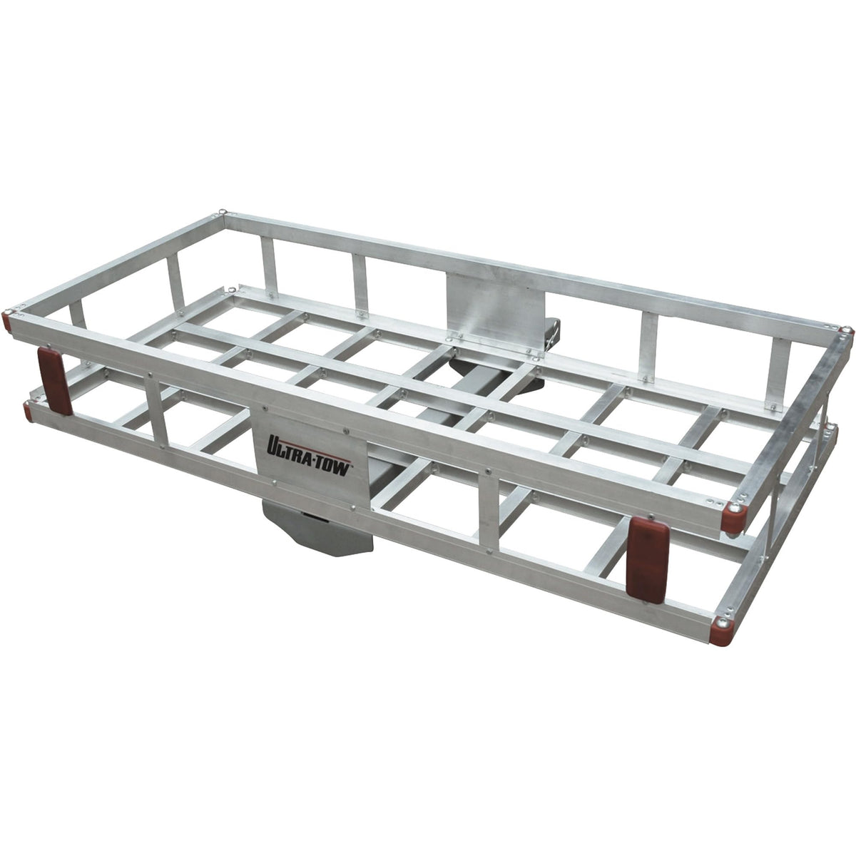 Aluminum Hitch Cargo Carrier 500-Lb Capacity Silver U8049