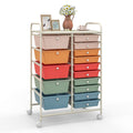 15 Drawer Rolling Storage Cart with Wheels L531