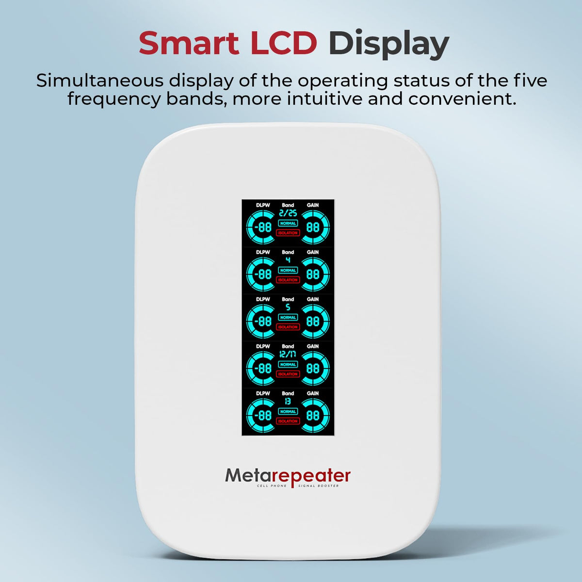 Cell Phone Signal Booster with LCD Display M9803