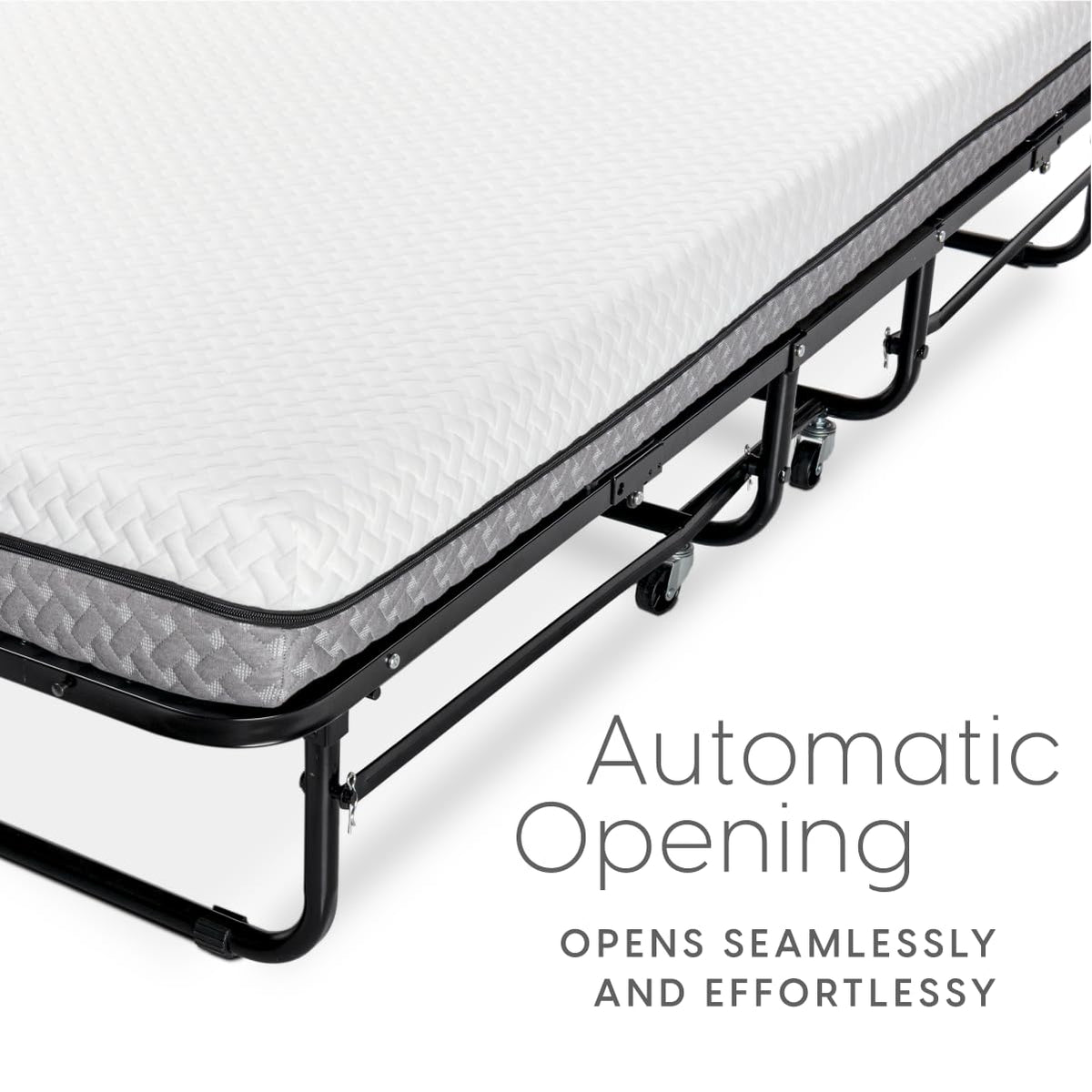 Twin Size Folding Bed with Memory Foam Mattress X913952