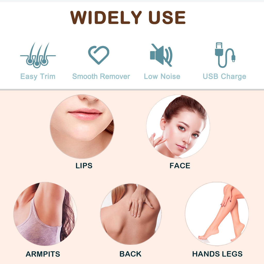 Electric Facial Trimmer with LED Light G9351