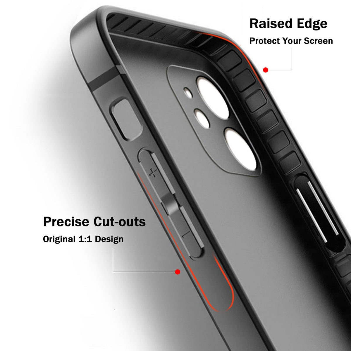 Black Protective Bumper Phone Case S93743