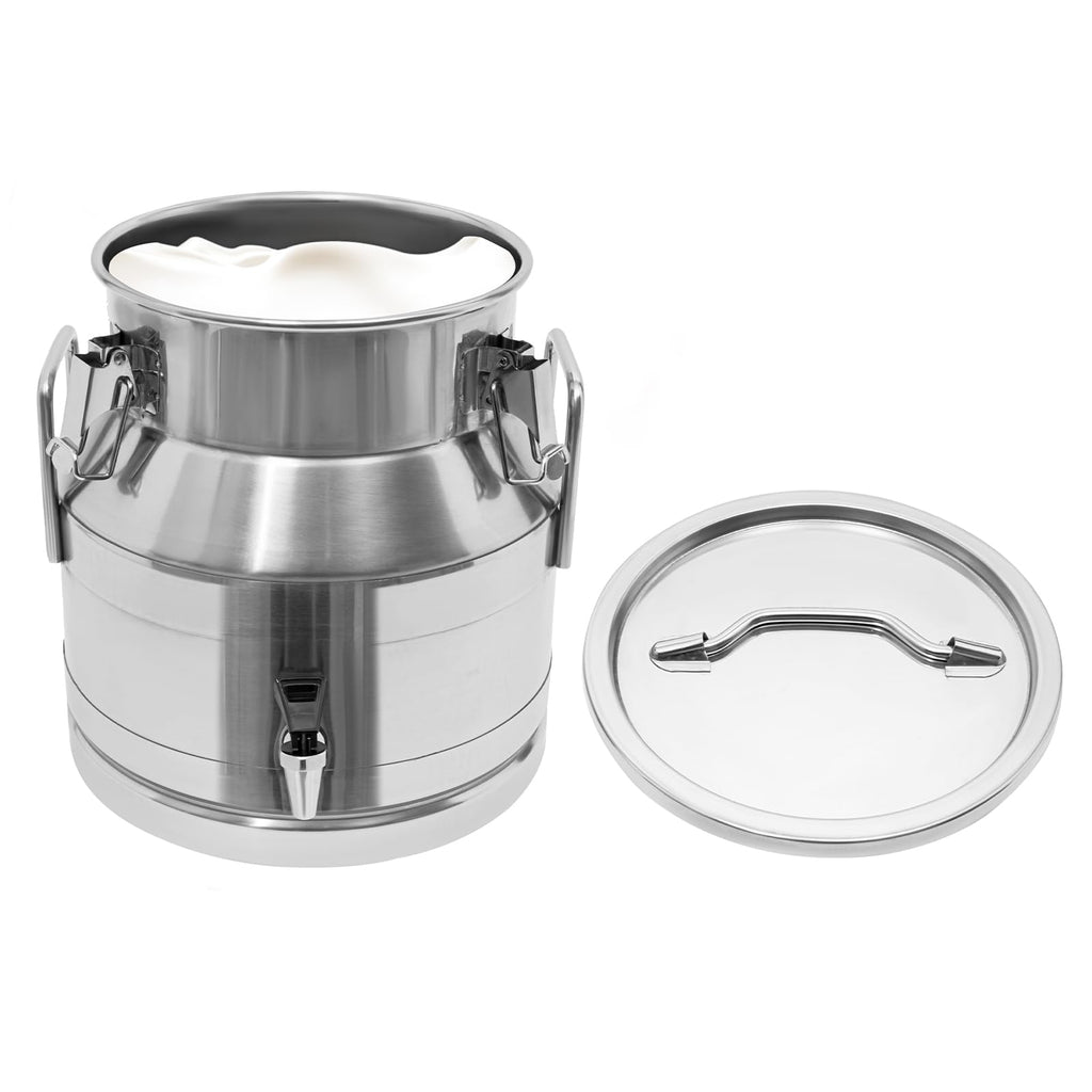 20L Stainless Steel Milk Bucket with Spigot D150207