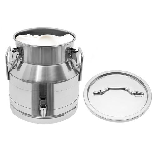 20L Stainless Steel Milk Bucket with Spigot D150207