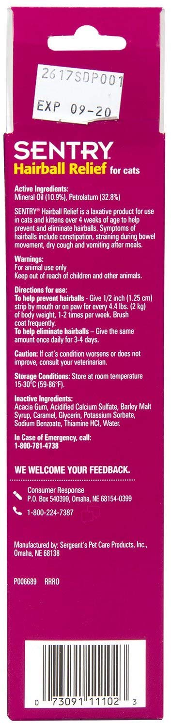 Liquid Hairball Relief 4.4 oz Pack of 2 W6348