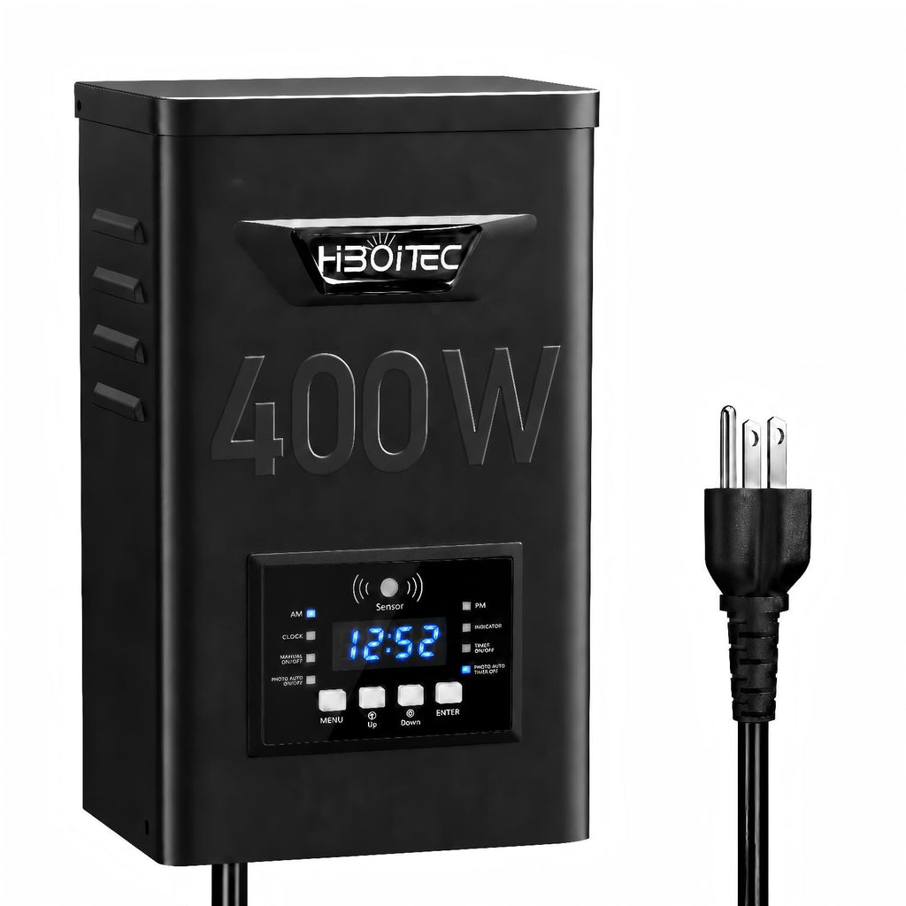 400W Low Voltage Landscape Transformer with Photocell Sensor Timer O231