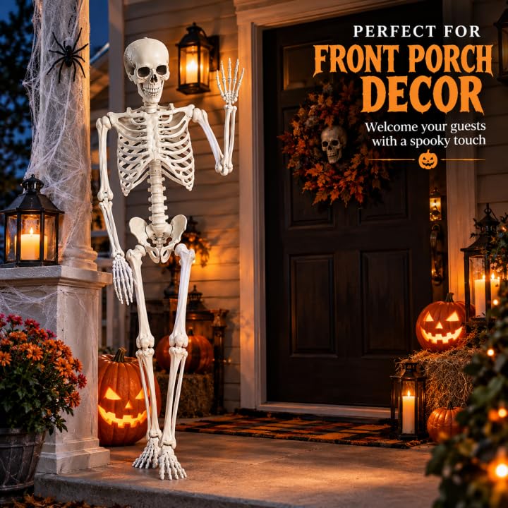 5.4FT Poseable Skeleton with Flexible Joints B8380
