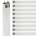 24 Inch T8 Fluorescent Tube Light Bulb 17W 5000K Bright White G13 Bi-Pin Base Pack of 10 H736229