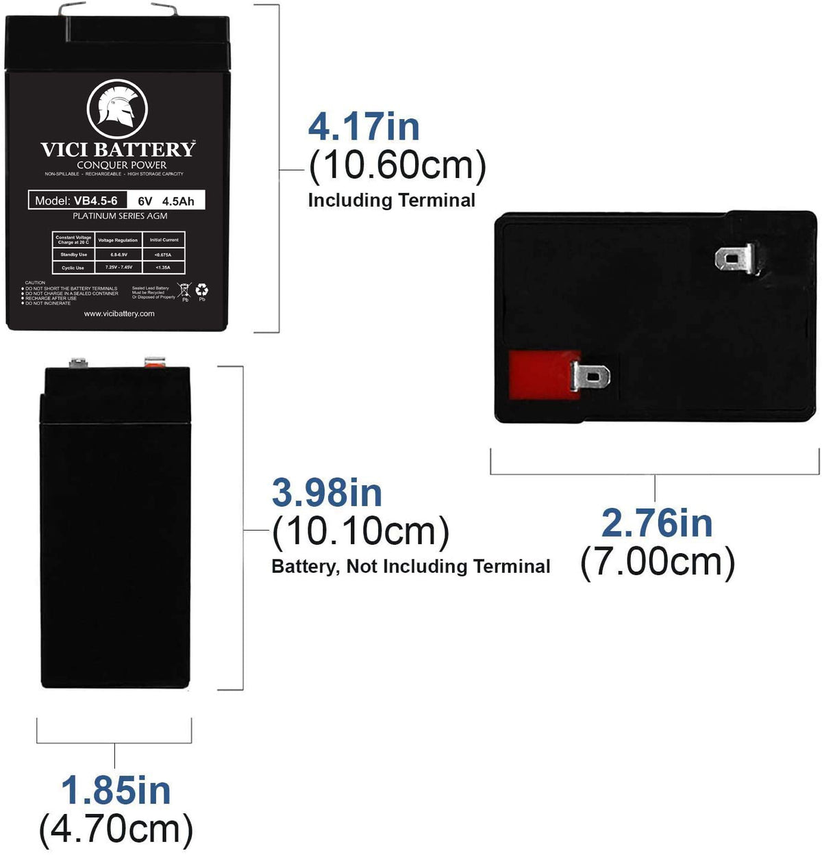 6V 4.5ah Battery Q8332