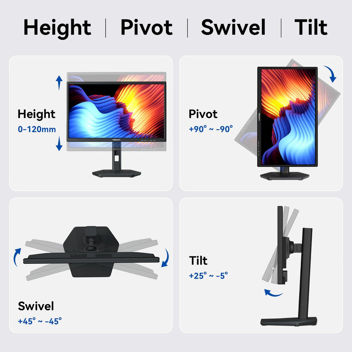 24 Inch USB-C Touchscreen Monitor Adjustable VA M1449