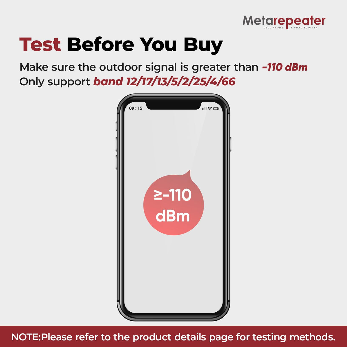 Cell Phone Signal Booster with LCD Display M9803