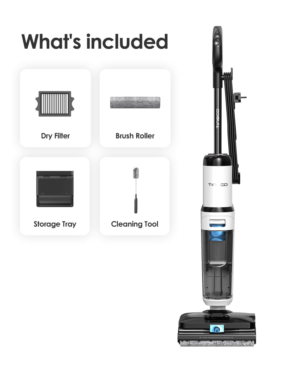 3-in-1 Wet Dry Vacuum Mop with Steam Function K2562