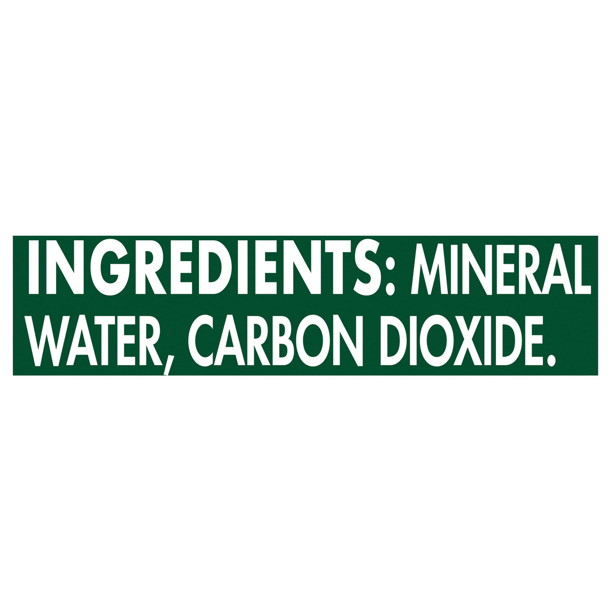 Carbonated Mineral Water 11.15 Fl Oz Pack of 4 O91442