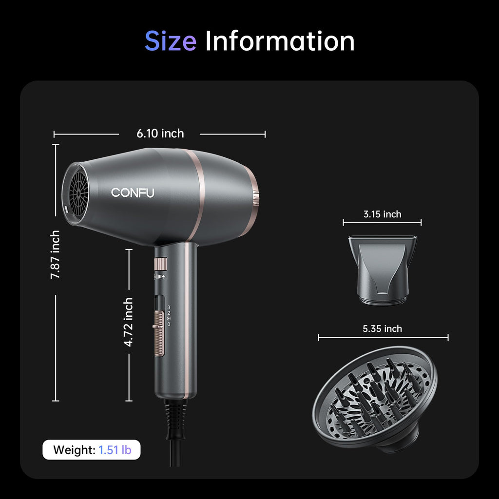 Ionic Hair Dryer with Diffuser 1875 Watt X65931