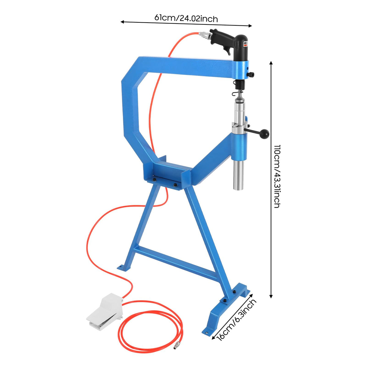 Pneumatic Planishing Hammer with 3 Anvils M67360
