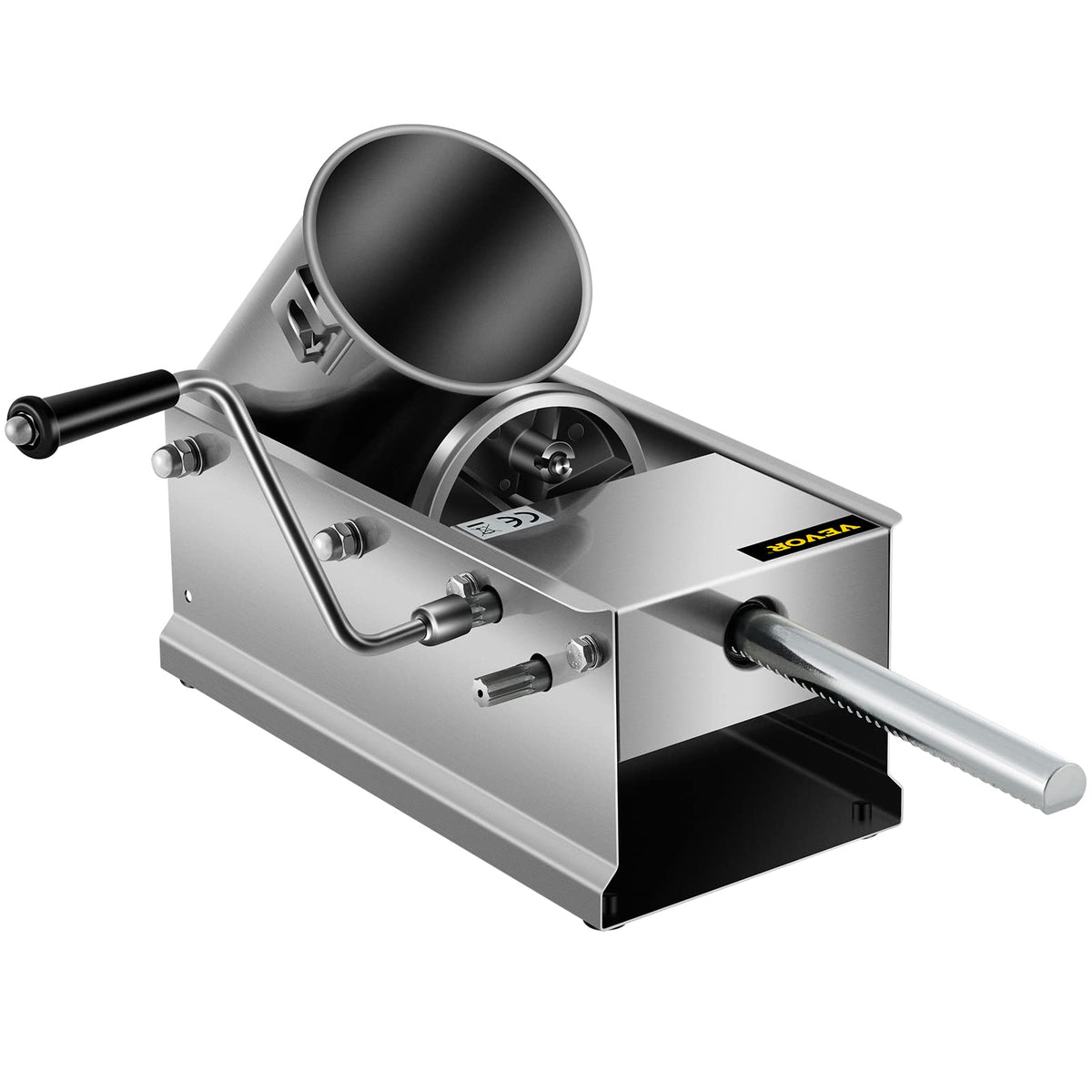 3L Manual Stainless Steel Sausage Stuffer with 5 Filling Nozzles B3295