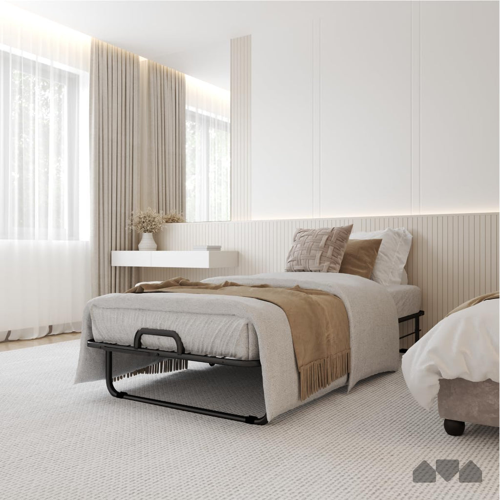 Twin Size Folding Bed with Memory Foam Mattress X913952