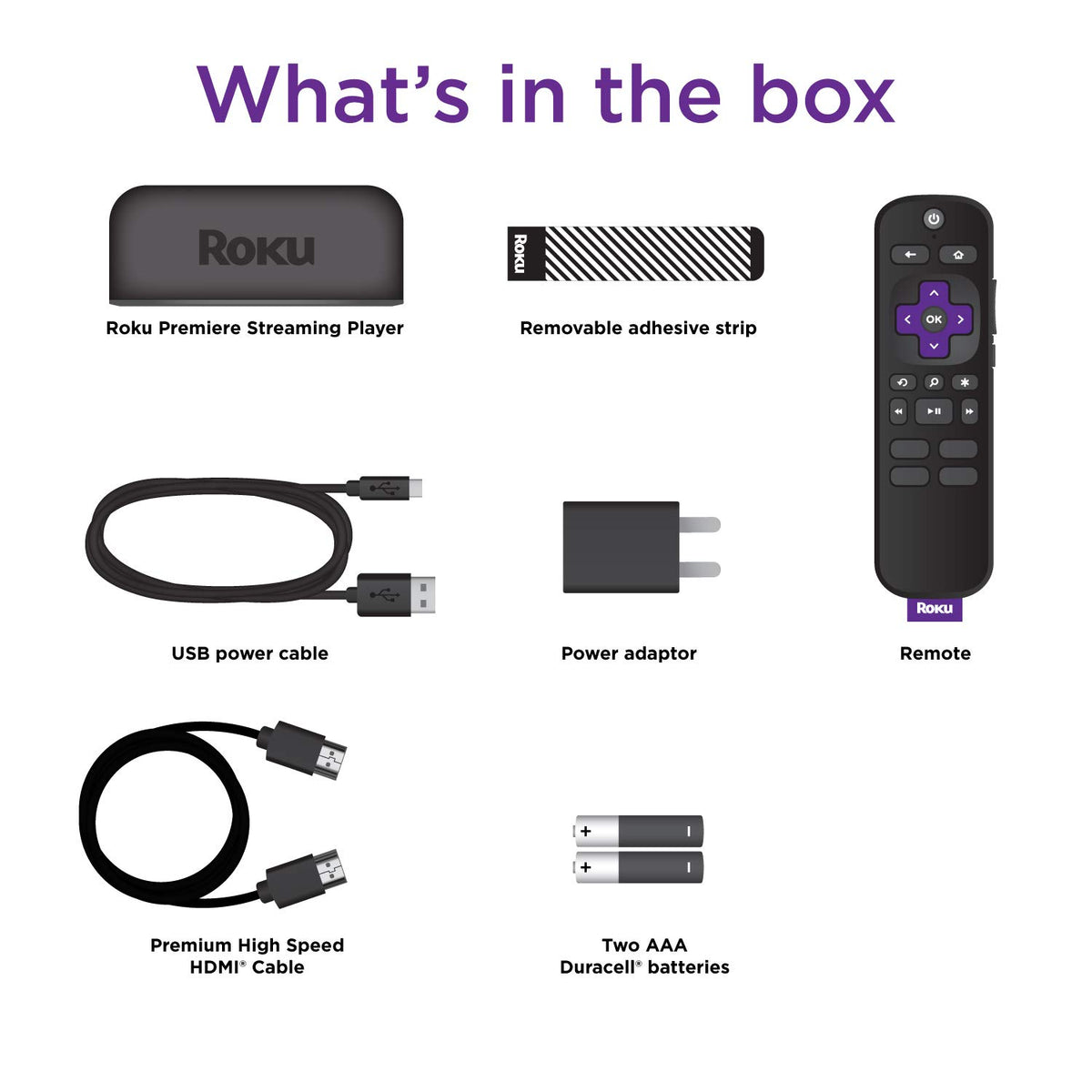 4K HDR Streaming Media Player with HDMI Cable E1231