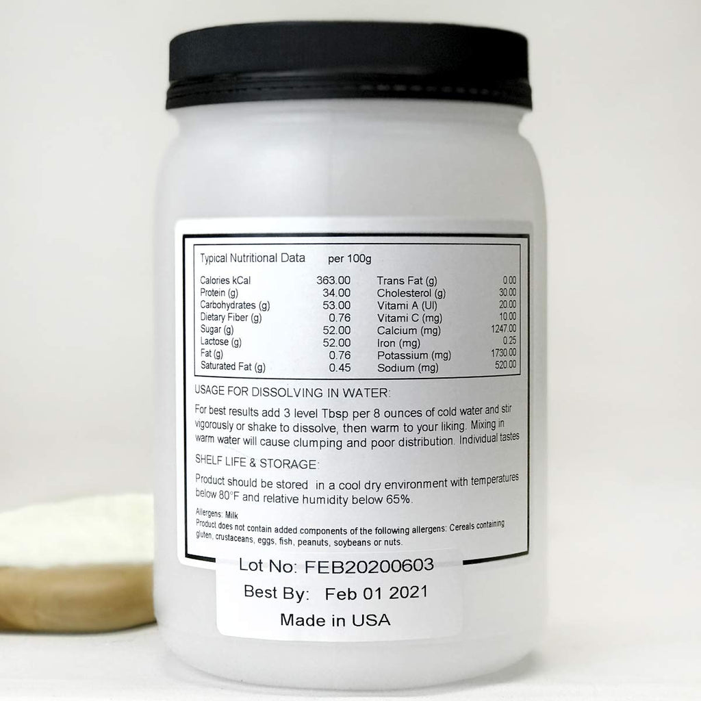 Non-Fat Dry Milk Powder 1 Lb. 8 oz. T7612