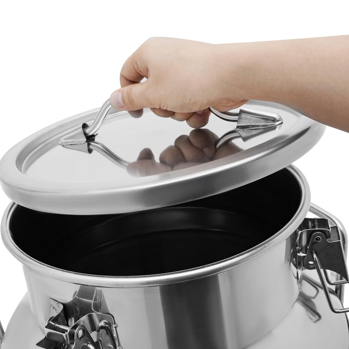 20L Stainless Steel Milk Bucket with Spigot D150207