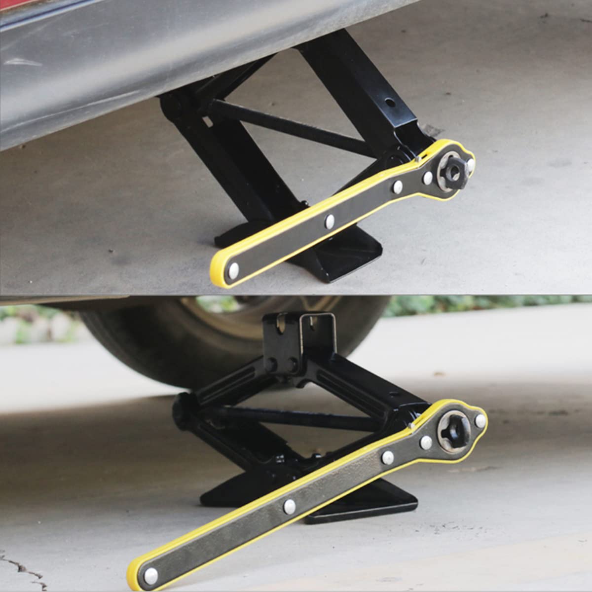 Car Jack Ratchet Wrench Scissor Jack Adapter Tool O136