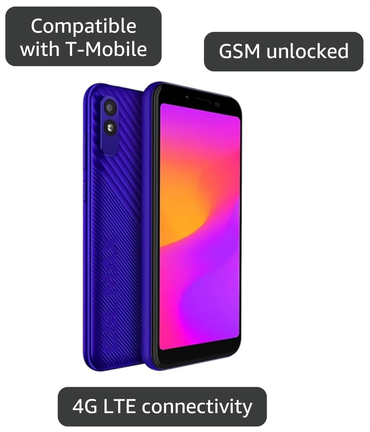 GSM Unlocked 5.7” Display 16/2GB Blue Z576