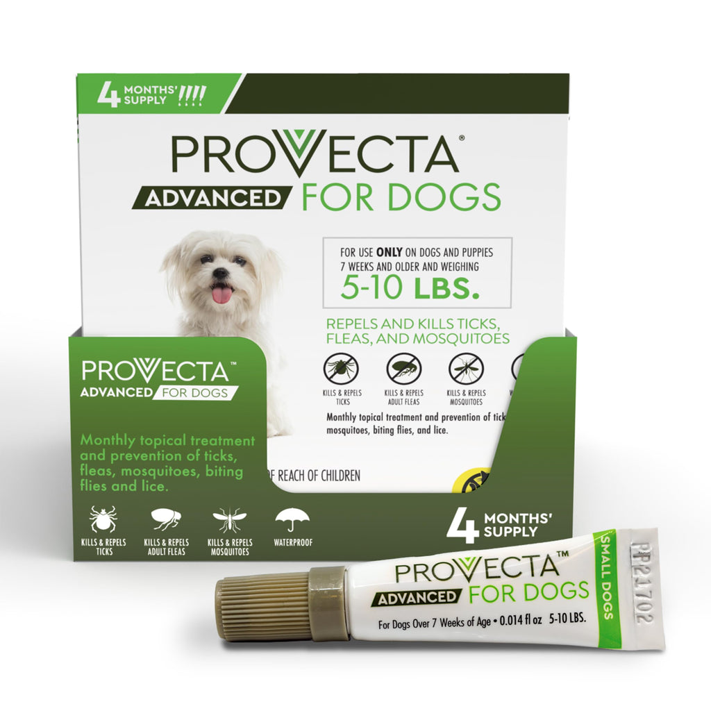 Flea & Tick for Small Dogs 5-10 lbs, 4-Month Supply D336135