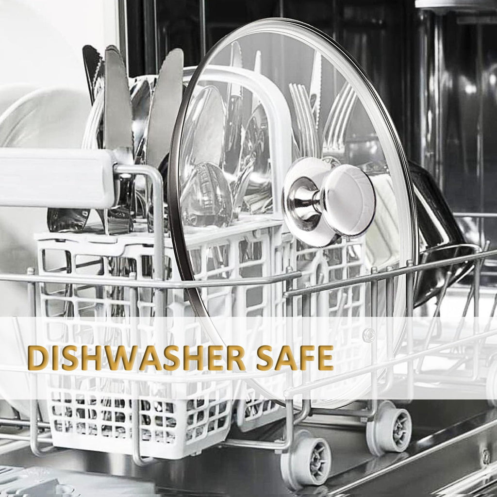 Clear Tempered Glass Lids with Steam Vent Y89159