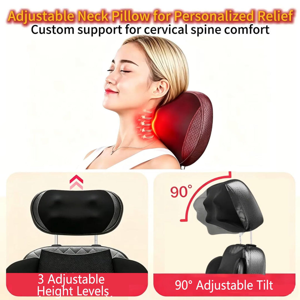 16D Electric Shiatsu Full Body Massage Mat with Foot Massager U779