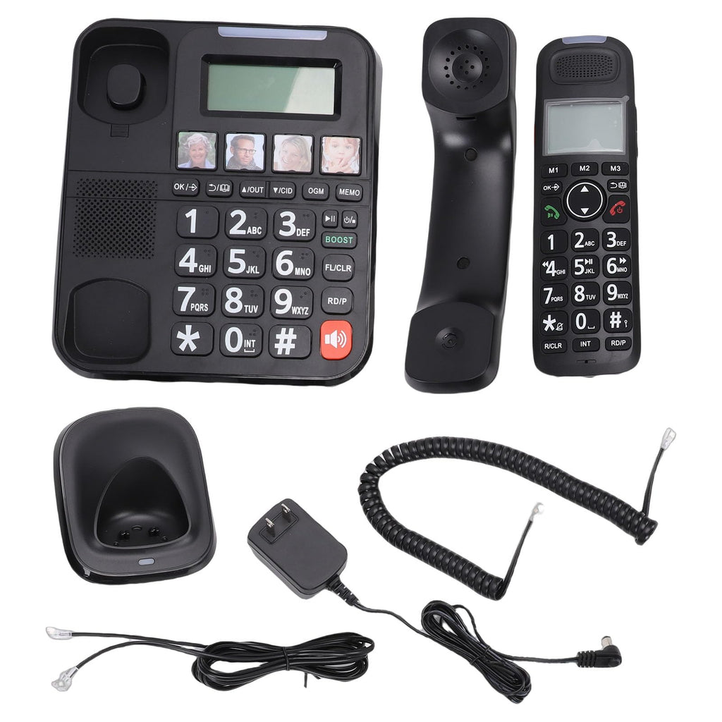 Expandable Corded/Cordless Phone System with Big Buttons T82904