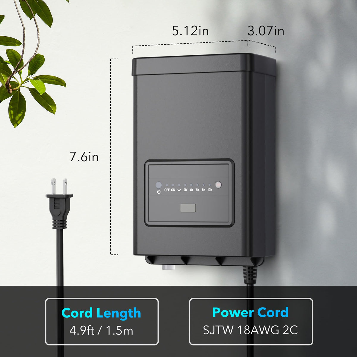 200W Low Voltage Landscape Transformer C3380
