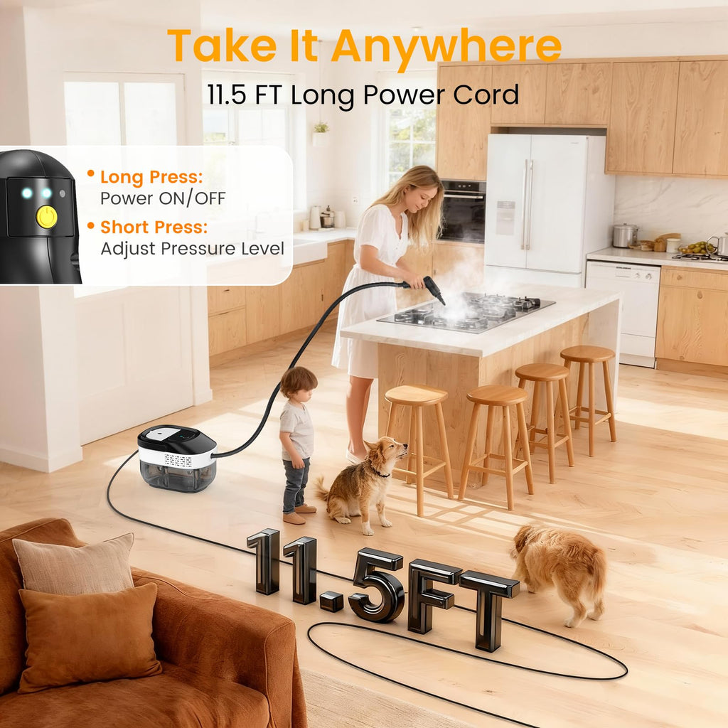 1600ML Handheld Steam Cleaner V39483