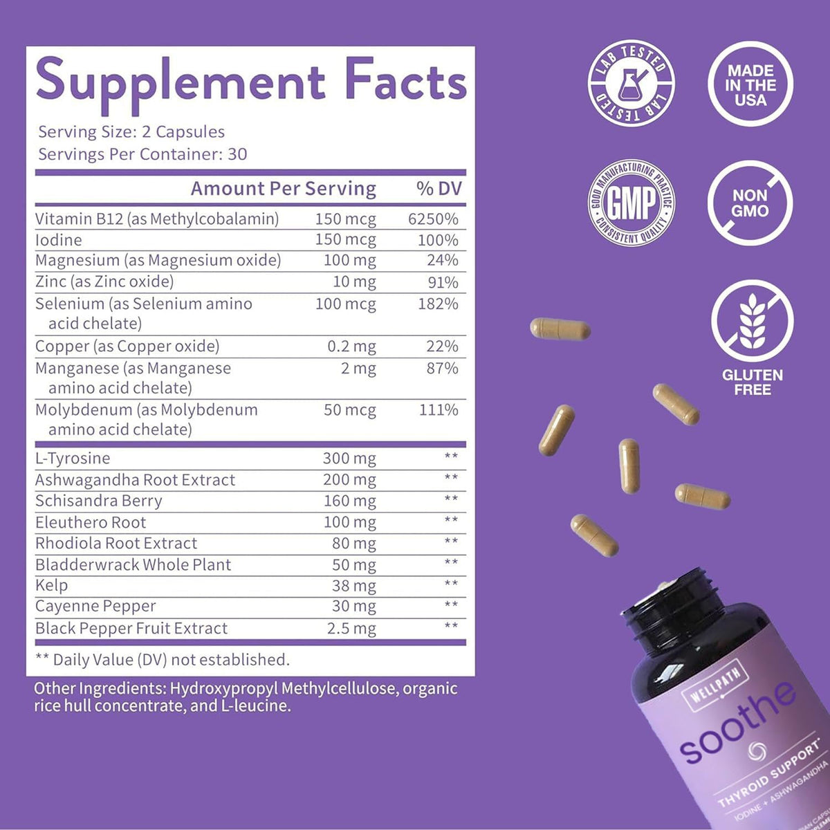 Hormone Balance & Thyroid Support 180 Ct U3968