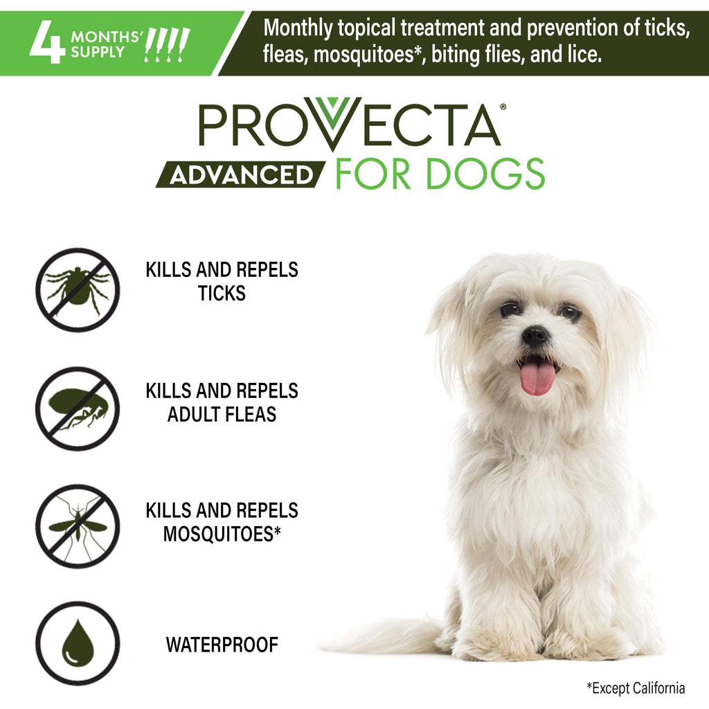 Flea & Tick for Small Dogs 5-10 lbs, 4-Month Supply D336135