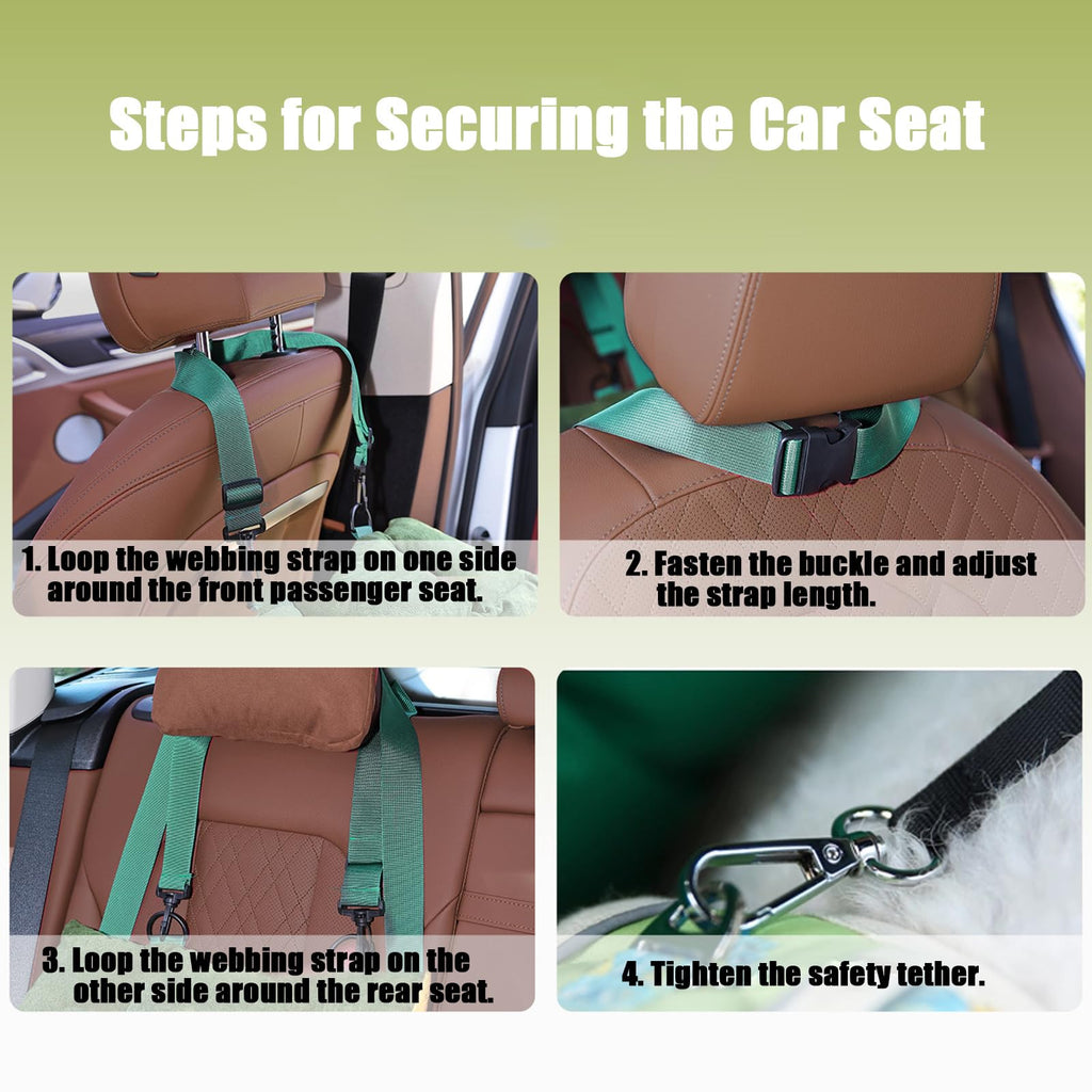 2-in-1 Dog Car Seat for Small Dogs P961
