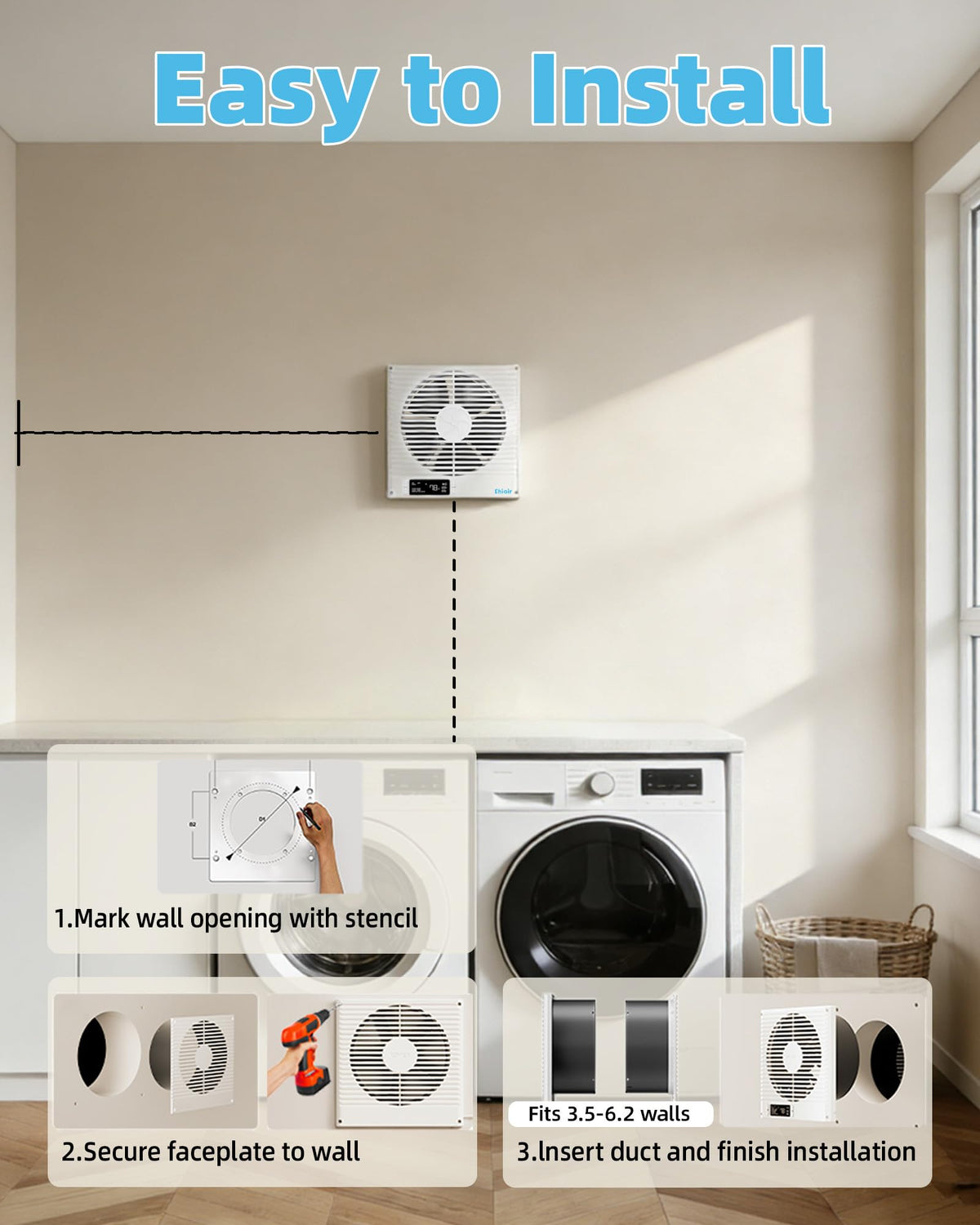 8" Room to Room Fan with Remote L89091