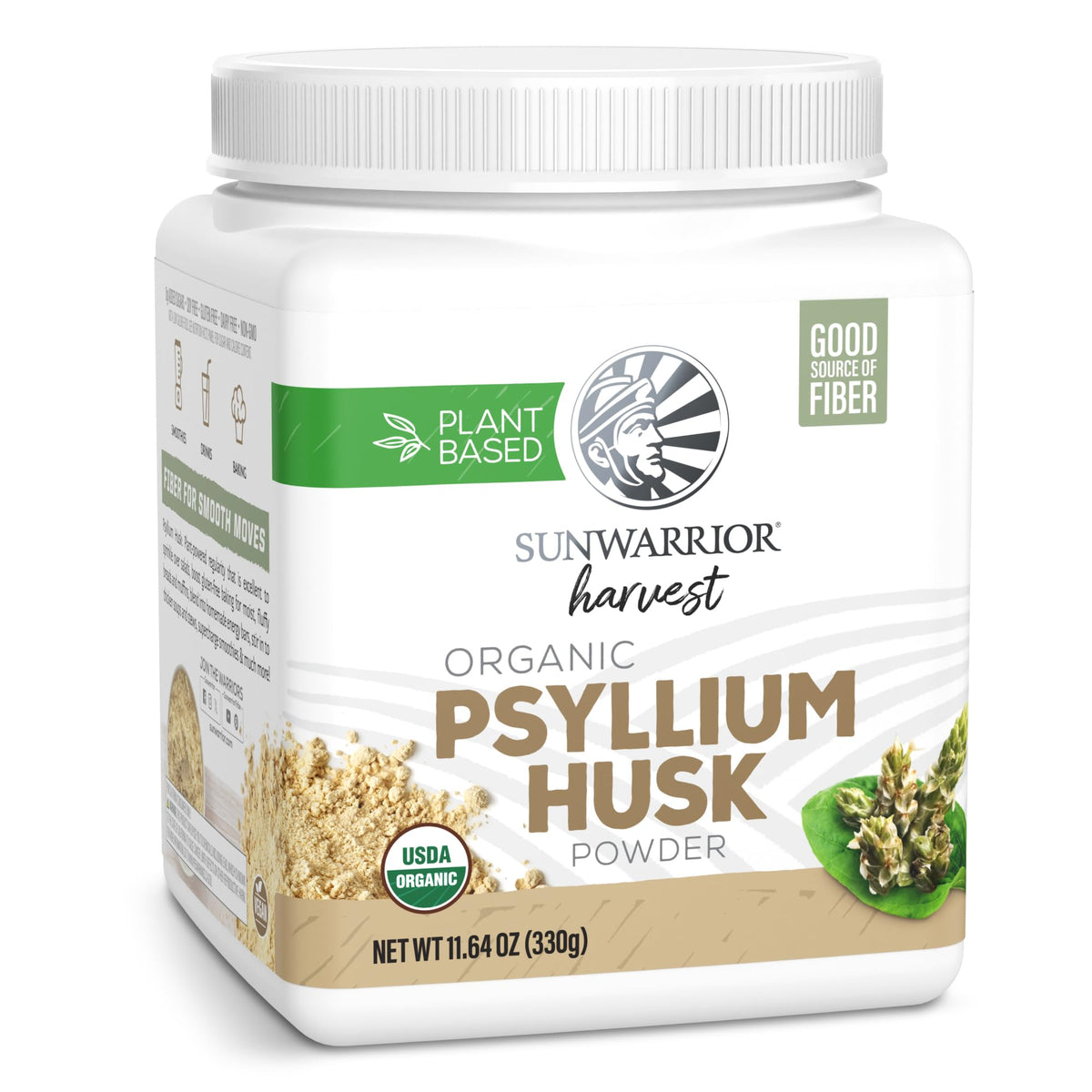 Organic Psyllium Husk Powder Fiber 66 Servings T732