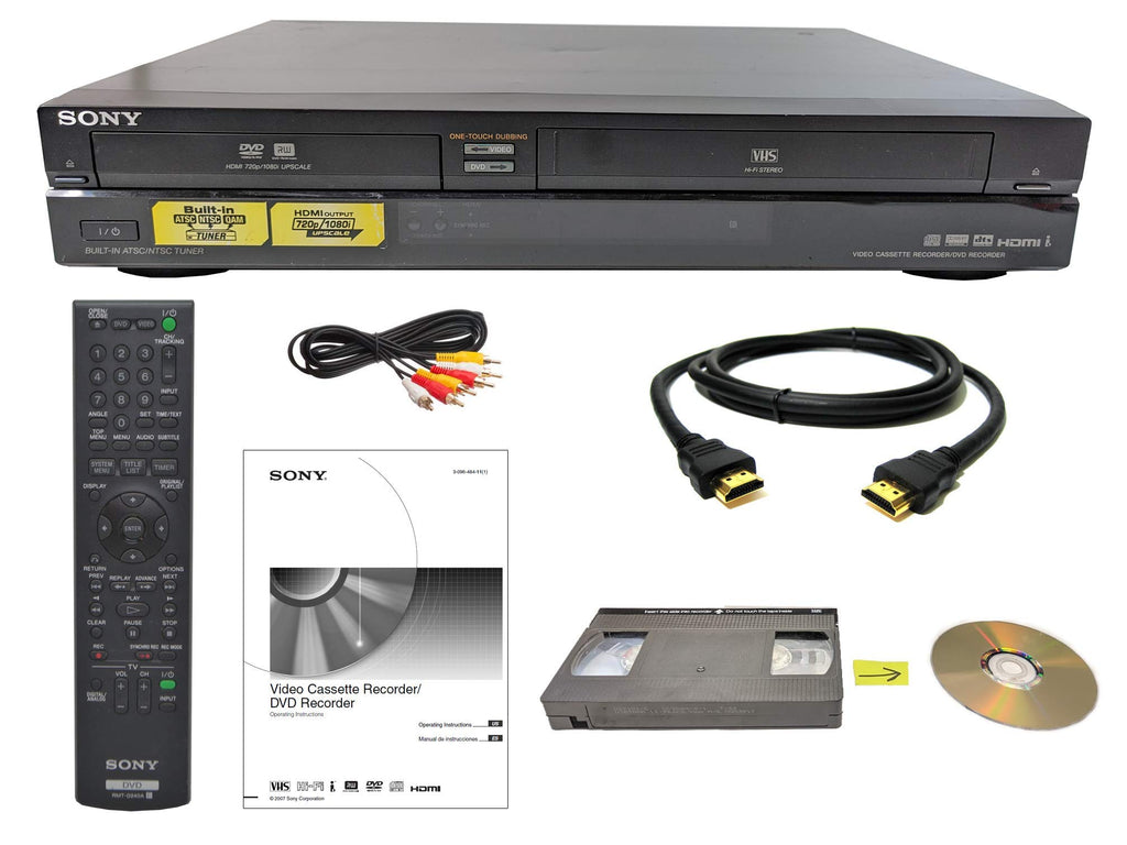 VHS to DVD Recorder VCR Combo with Remote F5158