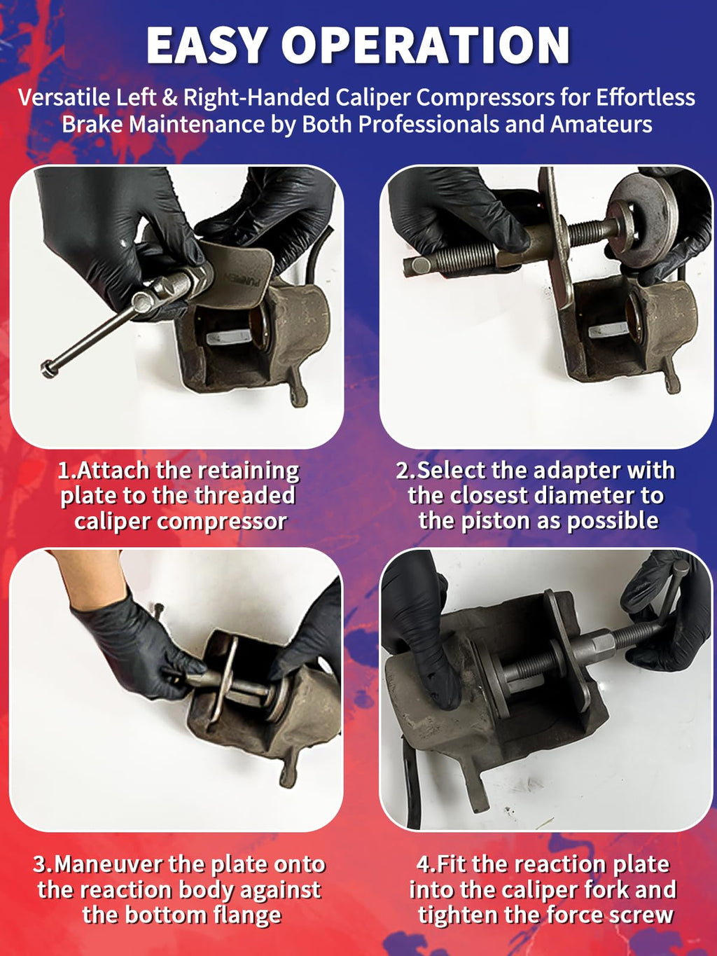 Heavy Duty Disc Brake Caliper Compression Tool N599