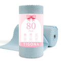 80 Pack Microfiber Cleaning Cloth Roll Blue X55628